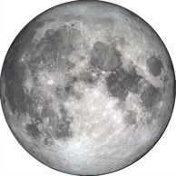 MALERIFABRIKKEN Slika ø 70 cm The Moon 
