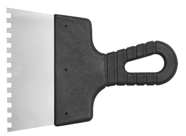 VOREL Nerđajuća špahla 150 mm, zub 6 x 6 mm
