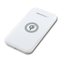 QOLTEC Bežični induktivni punjač Qualcomm Quick Charge 3.0, 10 W, bijeli
