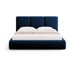 MAZZINI BEDS Tapecirani bračni krevet Brody 200x200 cm s prostorom za odlaganje s podnicom baršun, tamno plavi