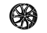 ALUTEC Aluminijska felga 7,5x18x4/108 et32 (65,1) adx.02 crna prednja polirana
