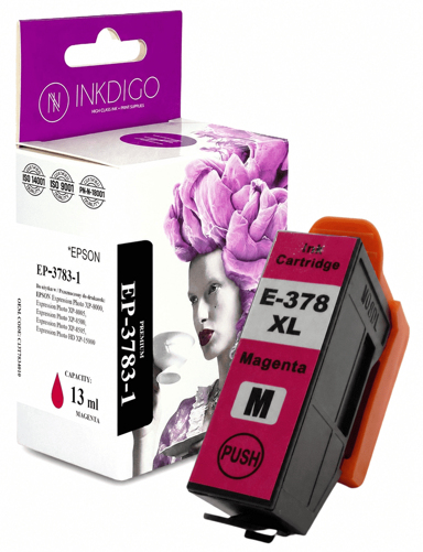 INKDIGO Tinta T3783 za Epson ExpressionPhotoHDXP-15000, magenta