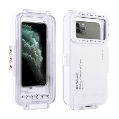 PULUZ Vodootporno kućište 45 m za iPhone, bijela
