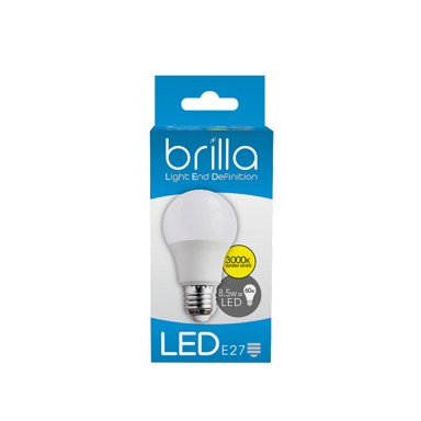 BRILLA LED žarulja, 8,5W, 806lm, 3000K, A60