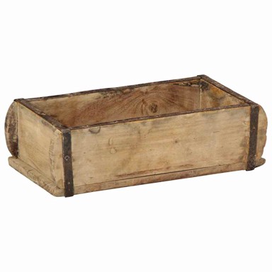 Pladanj, 30 x 15 x 9 cm, čvrsto reciklirano drvo, smeđi
