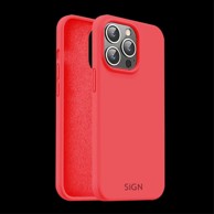 NORTHIX Tekuća silikonska maskica za iPhone 15 Pro Max, crvena