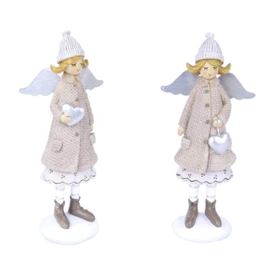EGO DEKOR Set od 2 božićne figure Anđela