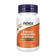 NOW Acidophilus i Bifidus, 8 milijardi, 60 kapsula