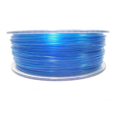 Filament za 3D printer, PET-G, 1.75 mm, 1 kg, prozirno plavi