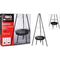 Roštilj na drveni ugljen KO-C83000490, promjer 48 cm, tronožac