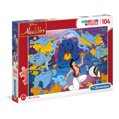 CLEMENTONI Slagalica Aladdin, crtići, 104 komada