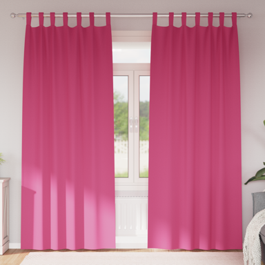 Zavjese za zamračivanje 245x140 cm 2kom, roze