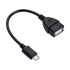 AKYGA Adapter AK-AD-09, s kablom micro USB-B (muški) na USB-A (ženski), OTG, 15 cm, crni
