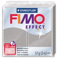 STAEDTLER Masa za modeliranje, FIMO Effect, 57 g, metalik srebrna