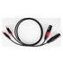 CABLETECH XLR na 2 RCA kabel 1 m
