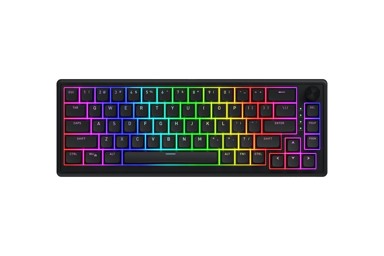 HATOR Gaming tipkovnica Skyfall 65 Wired, USB-C, mehanička, RGB, crna