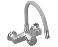 SLOMART Slavina Flex, zidna mješalica, siva/krom