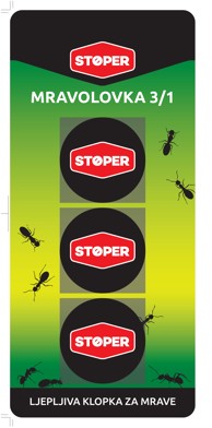 STOPER Insekticid mravolovka 3/1
