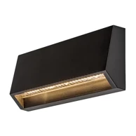 Vanjska zidna svjetiljka Ibar, LED, 3 W, 250 lm, IP54, crna