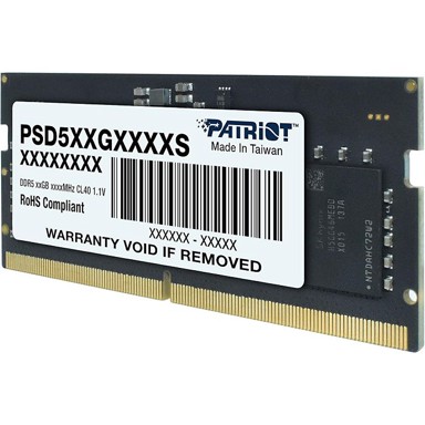 PATRIOT RAM memorija za Notebook, DDR5, 5600 MT/s, SODIMM, 16 GB, Signature Line