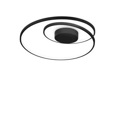 IDEAL LUX Stropna lampa Oz ID269412, PL, LED, on-off, crna
