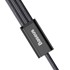 BASEUS Kabel Rapid 3u1, Micro USB, Lightning, USB-C, 3A, 1,2 m, crni