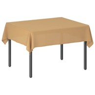 Tkanina za stol pravokutna 140 x 160 cm od poliestera, bež