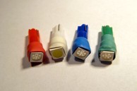 HSUN T5 (W1.2W) SMD LED žarulja crvena