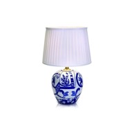 MARKSLÖJD Plavo-bijela stolna lampa Goteborg, visina 48 cm