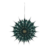 Božićni ukras od papira 30 cm zeleni