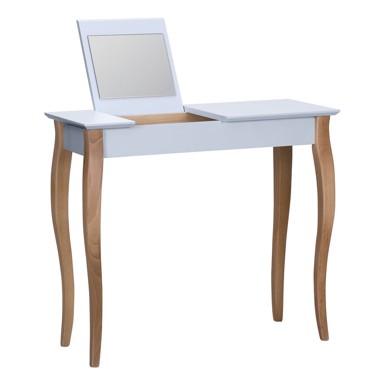 RAGABA Svijetlosivi toaletni stolić sa zrcalom Dressing Table, dužine 85 cm