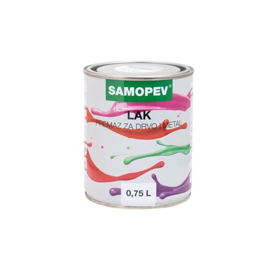 SAMOPEV Sintetski lak sivi 0,75 l