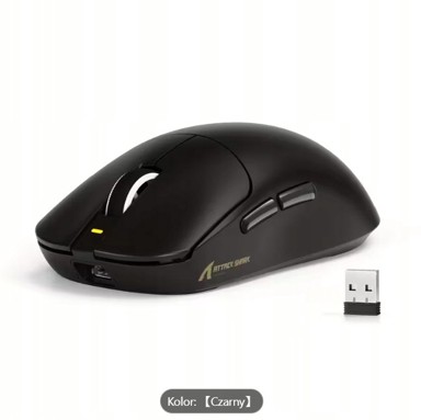 ATTACK SHARK Bežični gaming miš X8 SE, 25000 DPI, PAW3311, crni