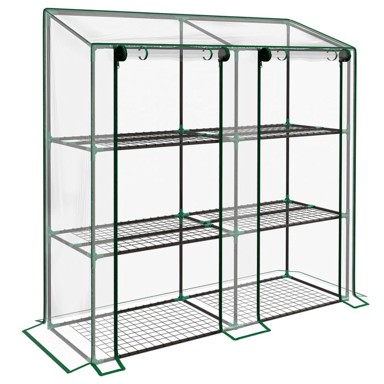 HOMESTAR Mali staklenik 69x49x125 cm, zeleni