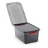 KIS Siva plastična kutija za pohranu s poklopcem 59x39x45 cm K Latch Box 