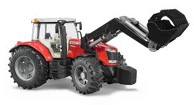 Igračka TRAKTOR MASSEY FERGUSON 7624 S UTOVARIVAČEM,1:16