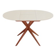 RAGABA Okrugao proširiv blagovaonski stol s dodatnom pločom ø 90 cm Jubi