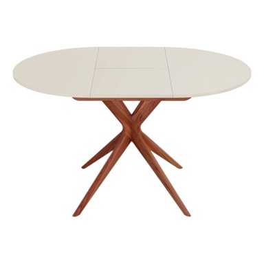 RAGABA Okrugao proširiv blagovaonski stol s dodatnom pločom ø 90 cm Jubi