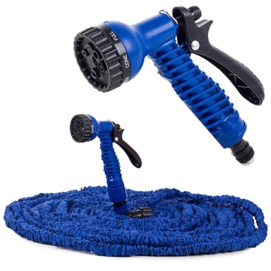 VERKGROUP Vrtna cijev za širenje, 45 m, 7 funkcija, plava