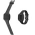Silikonski remen za Garmin Vivofit Jr 3, crni