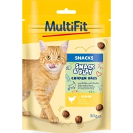 MULTIFIT Poslastica za mačke Snack & Play s piletinom, 50 g