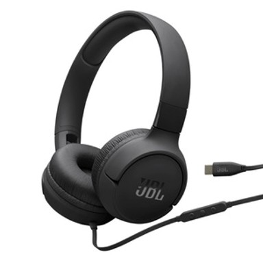 JBL Slušalice Tune 520, naglavne, USB-C, crne