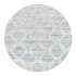 AYYILDIZ CARPETS Svijetlo sivi okrugli tepih ø 80 cm Pisa 