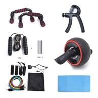 Set za fitnes, s elastičnim trakama otpora