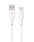 ESTUFF INFINITE USB-C na USB-A kabel, snaga 60 W, brzina 480 Mbps, blister pakiranje, duljina 1 m, reciklirana plastika, bijela