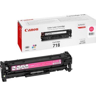 CANON Toner za printer 718M magenta do 2,900 listova prema ISO 19798
