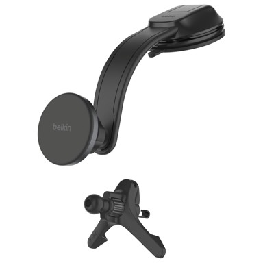 BELKIN Držač WIC012hqBK, magnetski za automobil, Qi2 bežično punjenje, 15W