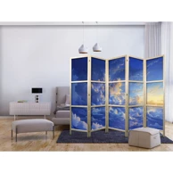 Japanski paravan Kad nebo postane platno – umjetničko stvaranje prirode u oblacima 225x172 cm