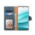 LENUO Preklopna maskica kožna za Redmi Note 14 Pro 4G plava