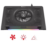 GENESIS Stalak za hlađenje prijenosnih računala Oxid 450, 39.6 cm, RGB